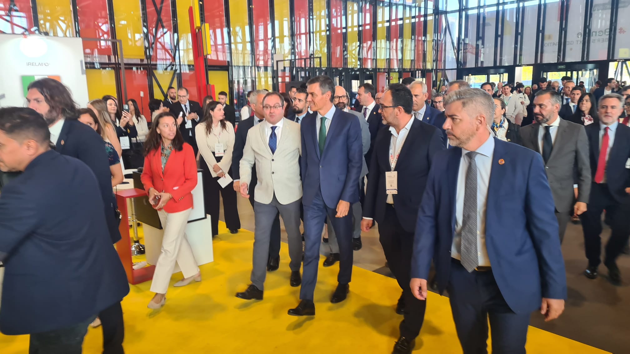 Las imágenes de la visita de Pedro Sánchez a León