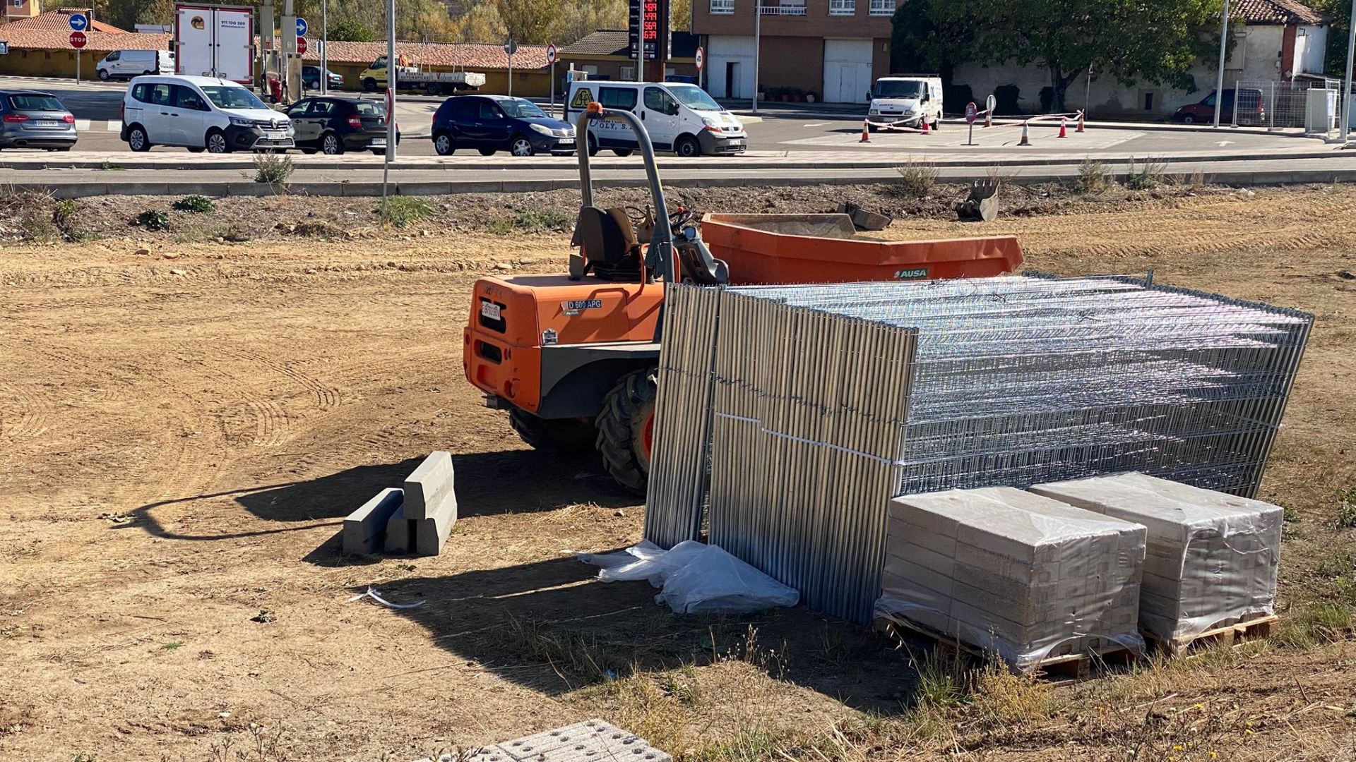 Las imágenes de los primeros cortes de la obra del soterramiento en La Granja