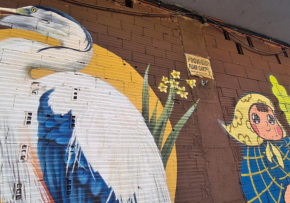 Los murales de la calle Doña Urraca