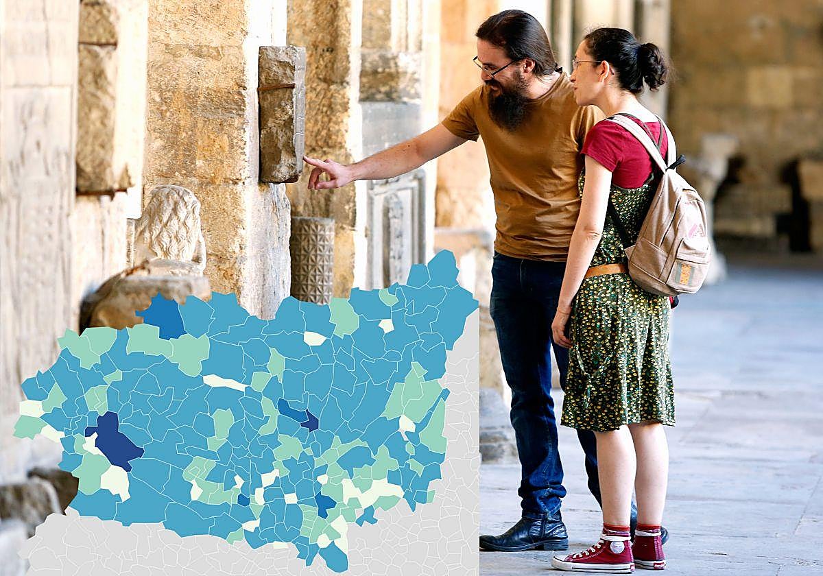 Los municipios de León con más turistas nacionales este verano