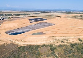 Macrovertedero en San Justo de la Vega.