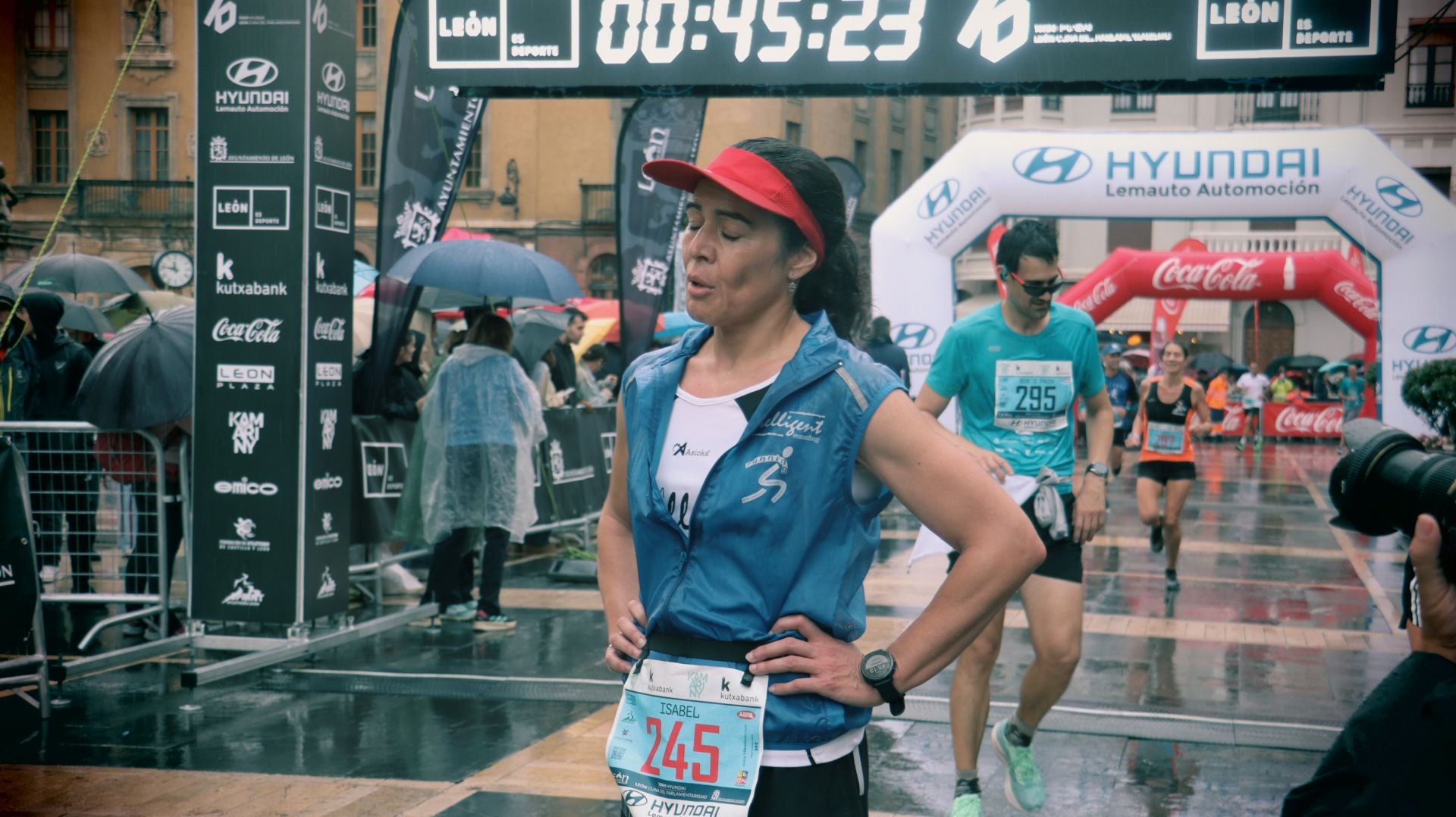 Imágenes de la llegada.