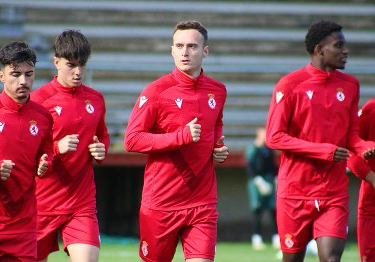 Imagen de Tresaco en su vuelta a los entrenamientos.