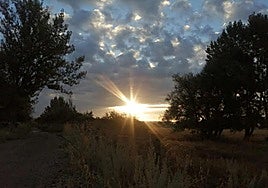 Cielo con intervalos nubosos en la provincia de León.