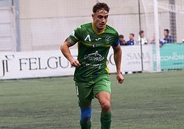 Momento del partido del Atlético Astorga en Langreo.