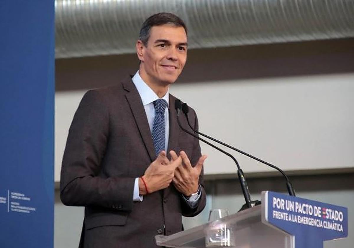 Pedro Sánchez, presidente del Gobierno.