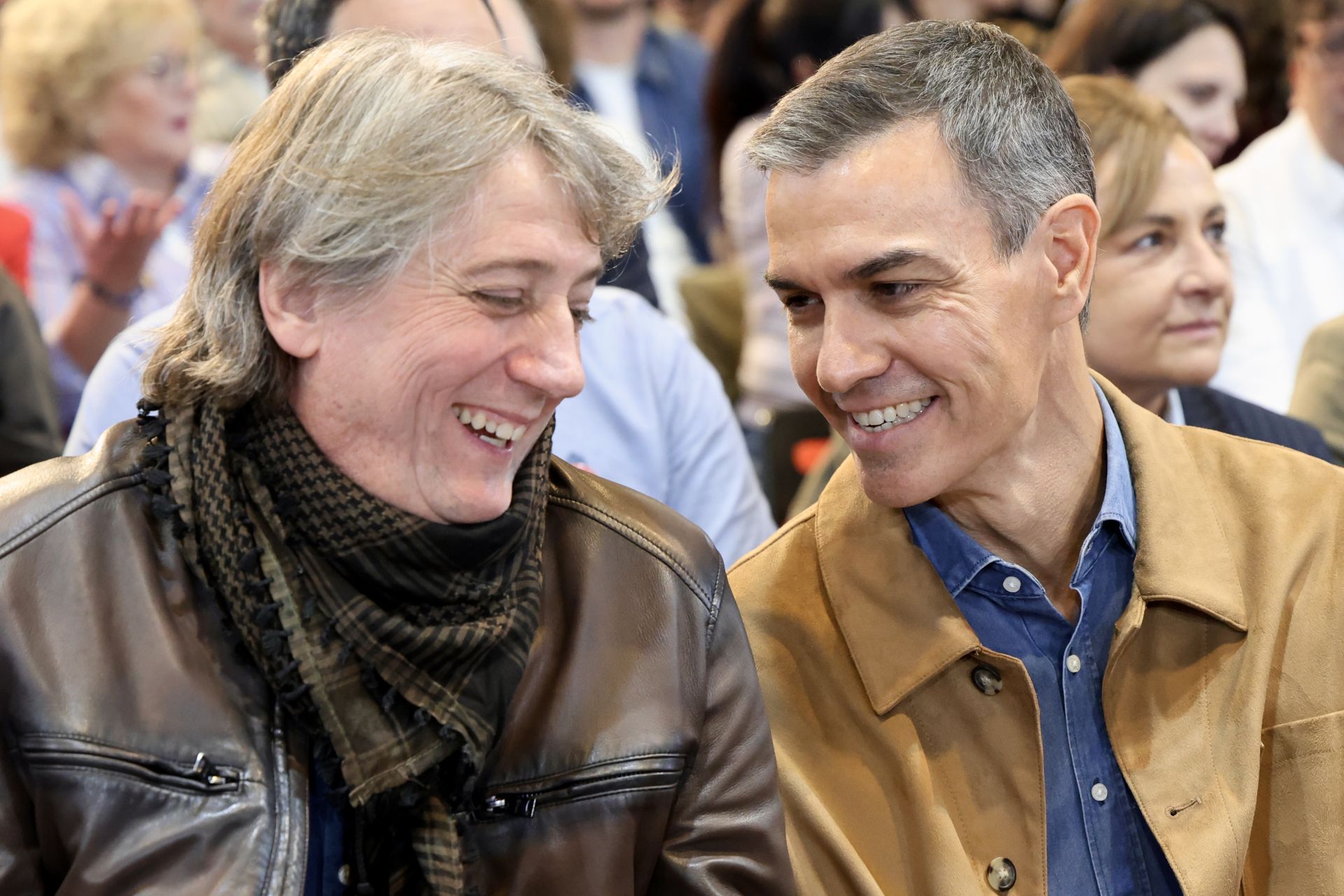 El acto del PSOE con Sánchez en León, en imágenes