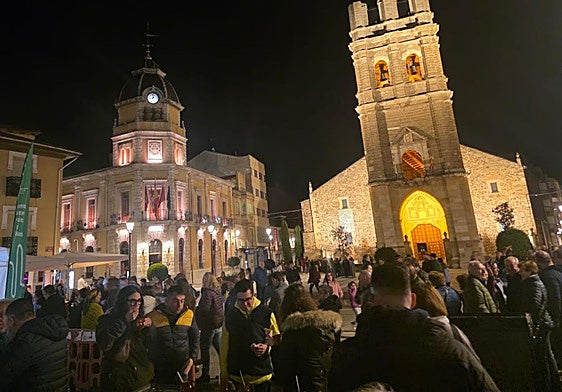 Un instante de la cita.