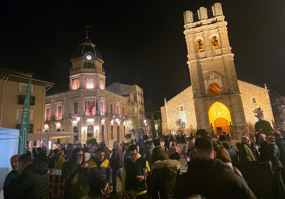 Un instante de la cita.