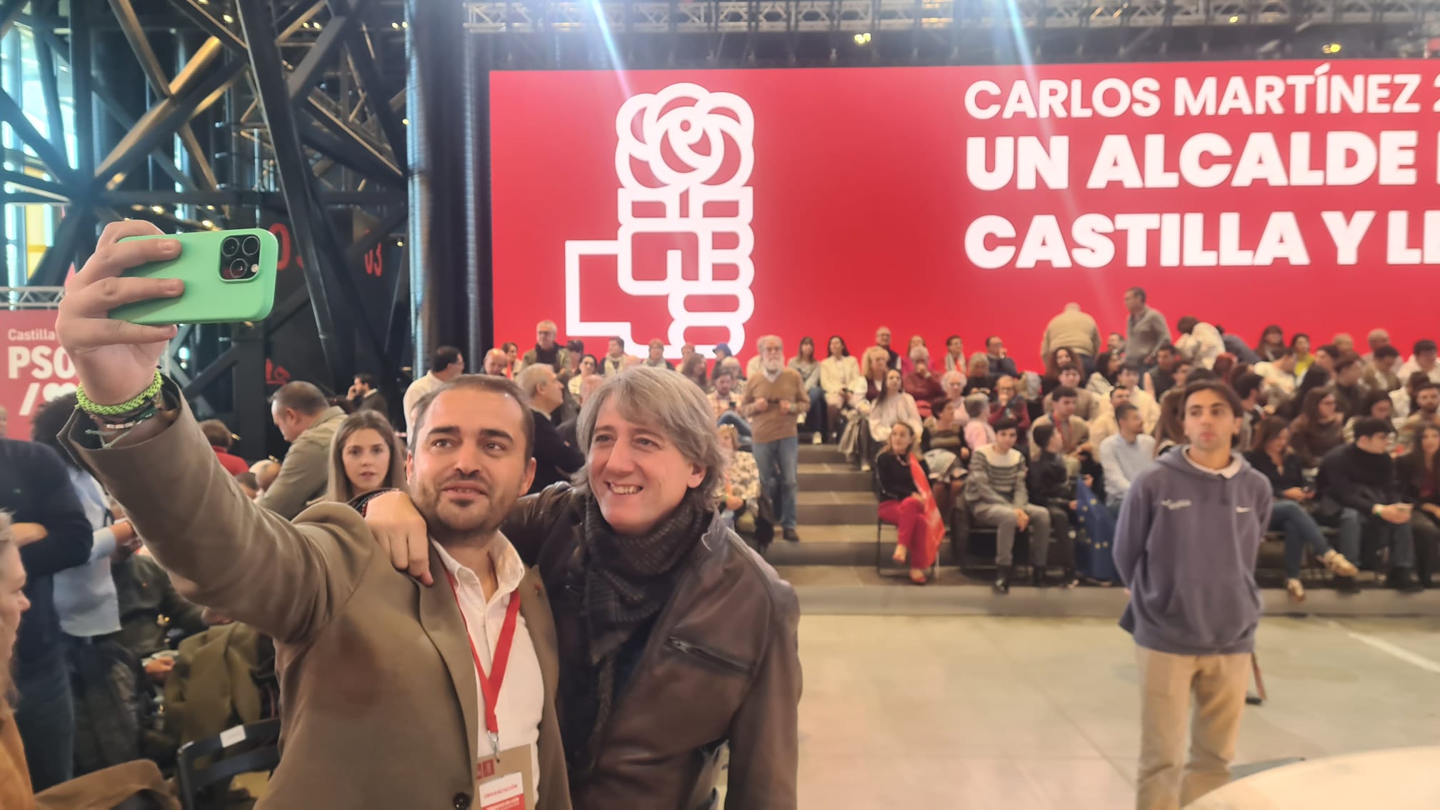 Las imágenes del acto de Sánchez con el PSOE en León