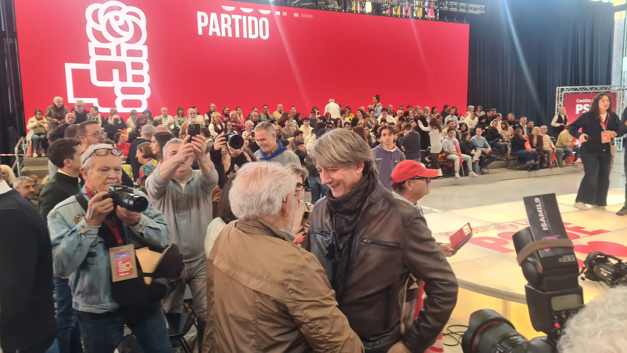 Las imágenes del acto de Sánchez con el PSOE en León