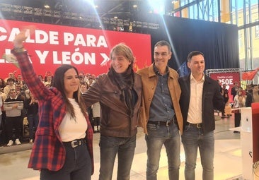 Sánchez pide «cambiar a Mañueco» y presume, sin anuncios, del legado de Zapatero en León