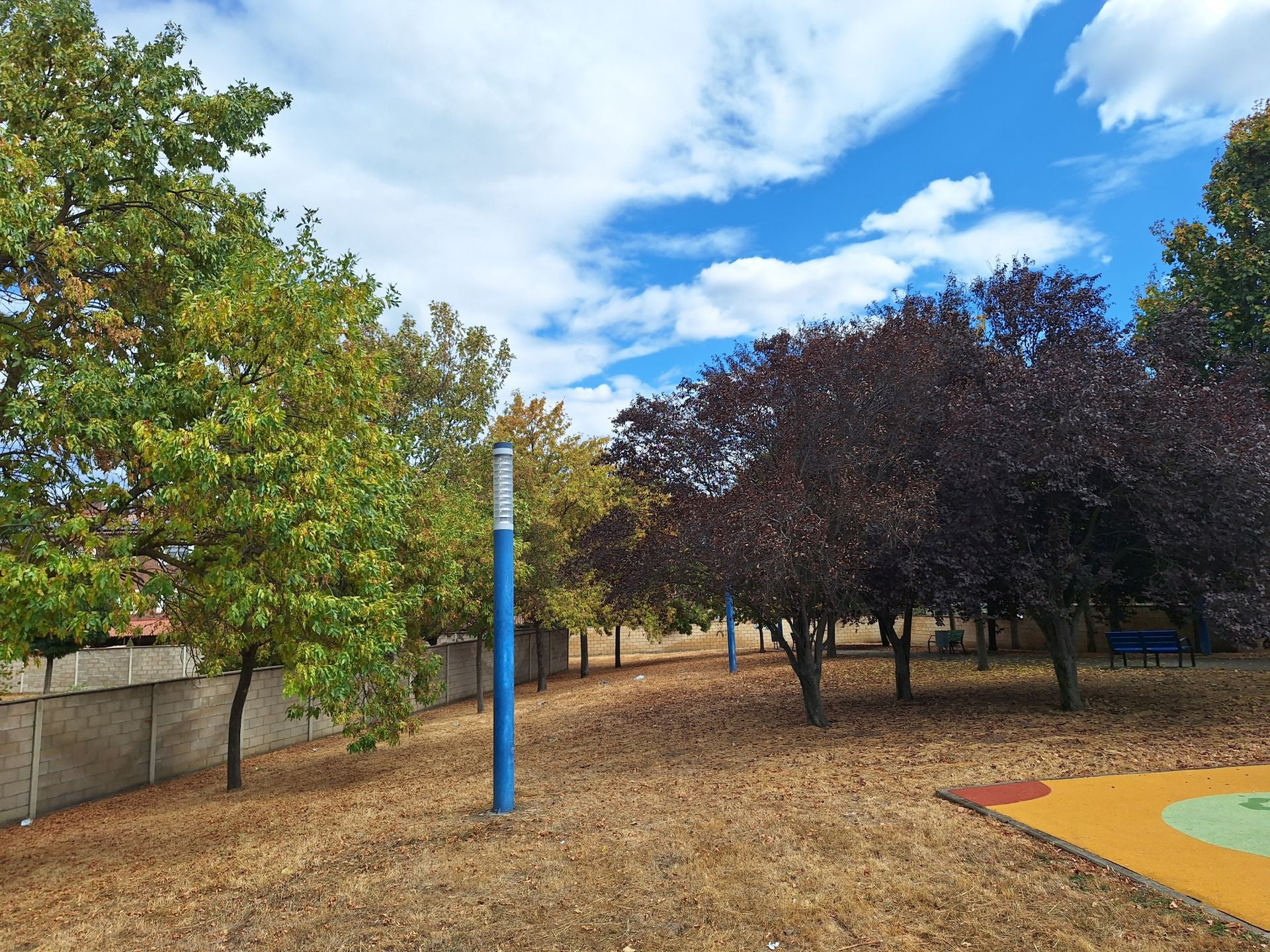 Un parque en San Andrés del Rabanedo.