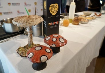 Joyas hechas de setas en plato de Estrellas Michelin: comienzan las jornadas Buscasetas