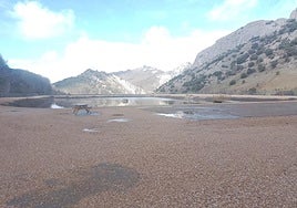 Imagen de una de las balsas mineras en La Pola de Gordón.