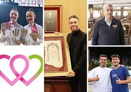 Imagen de los cinco galardonados en los Premios Leonoticias 2025