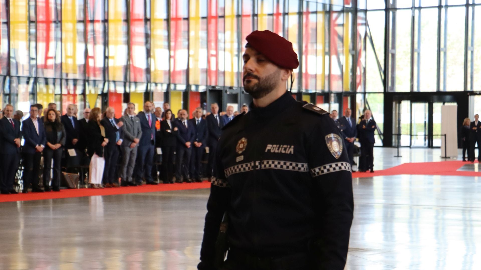 Las imágenes del homenaje de León a la Policía Local