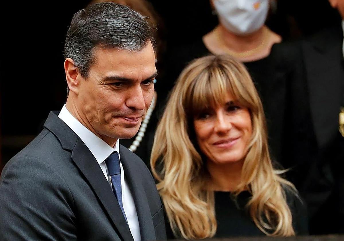 Imagen de archivo con Pedro Sanchéz y Begoña Gómez.