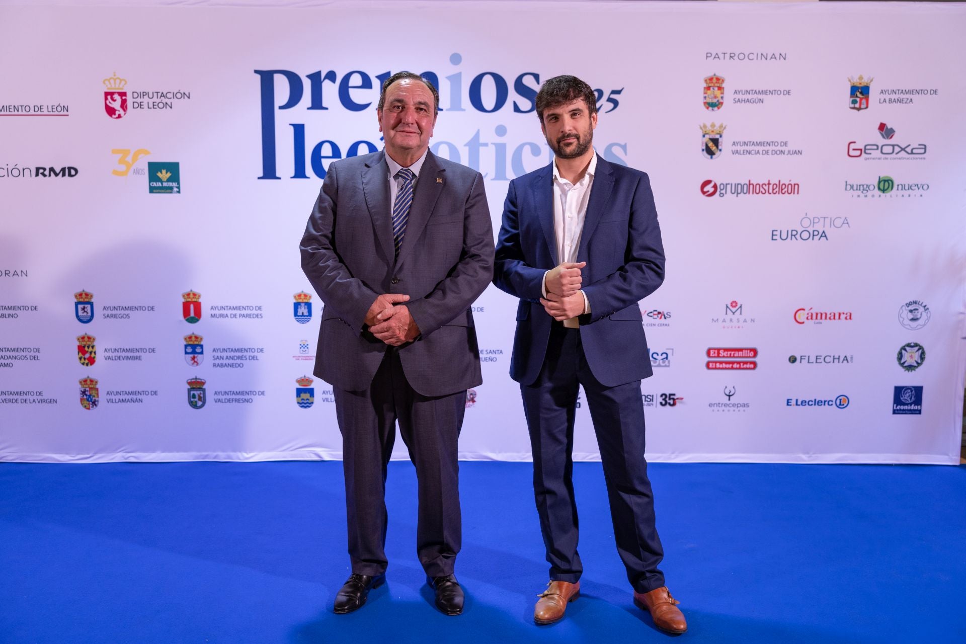 Manuel Belinchón y Juan Carlos Suárez, del Colegio Leonés.