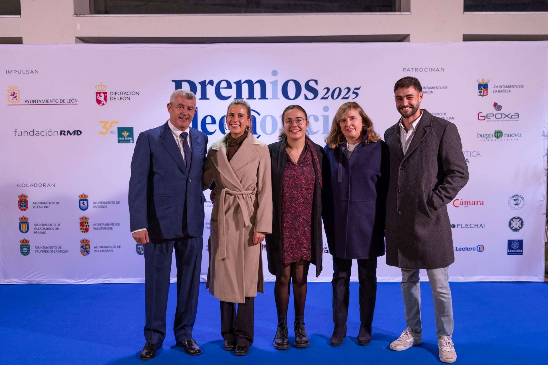Ezequiel García, Mónica García, Marta García, Ana de Paz y Adrián Arias, de Embutidos Ezequiel.
