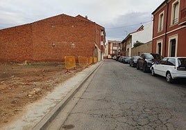 Imagen de la calle que se va a arreglar.