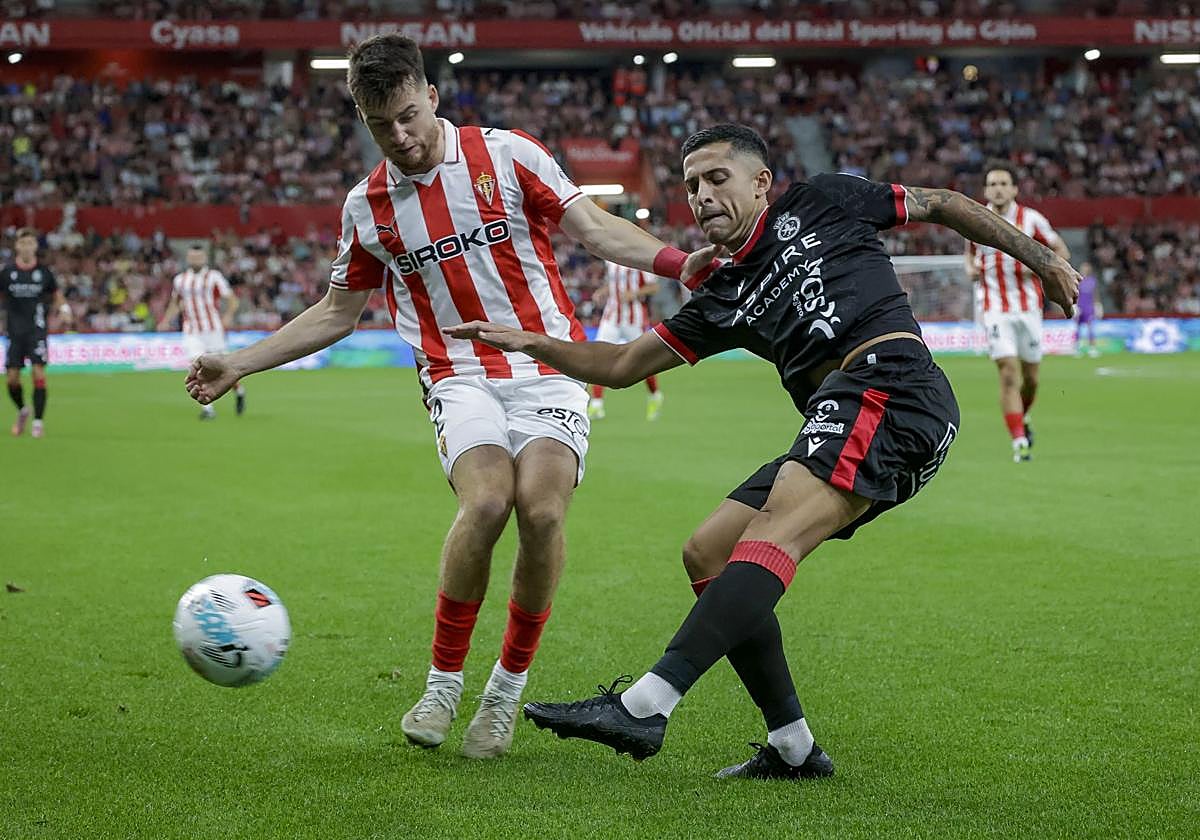 Bicho, en el partido ante el Sporting.