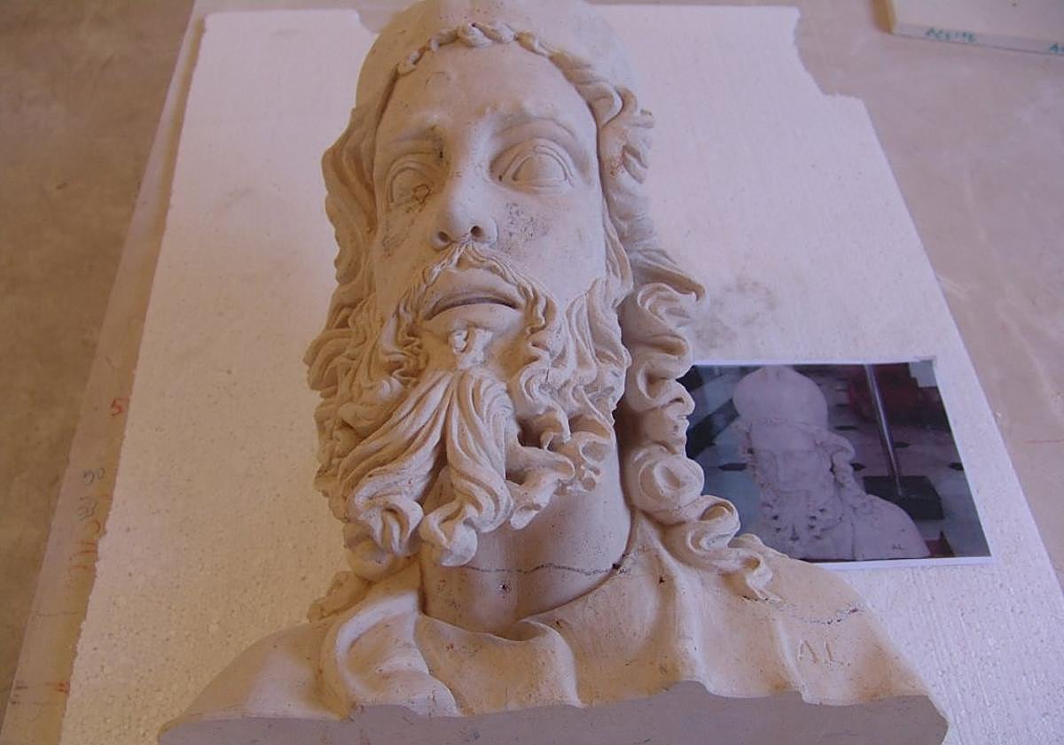 Imagen principal - Simeón y Juan, el conejillo de indias para las nuevas esculturas