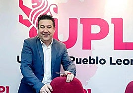 Luis Mariano Santos en la sede de UPL.