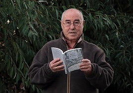 El escritor José Luis Puerto, en León.