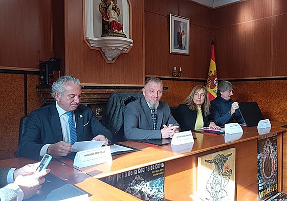 Nicanor Sen en la Feria de la Cecina de Chivo de Vegacervera