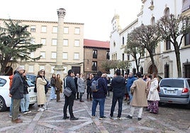 Las imágenes de las visitas a edificios emblemáticos