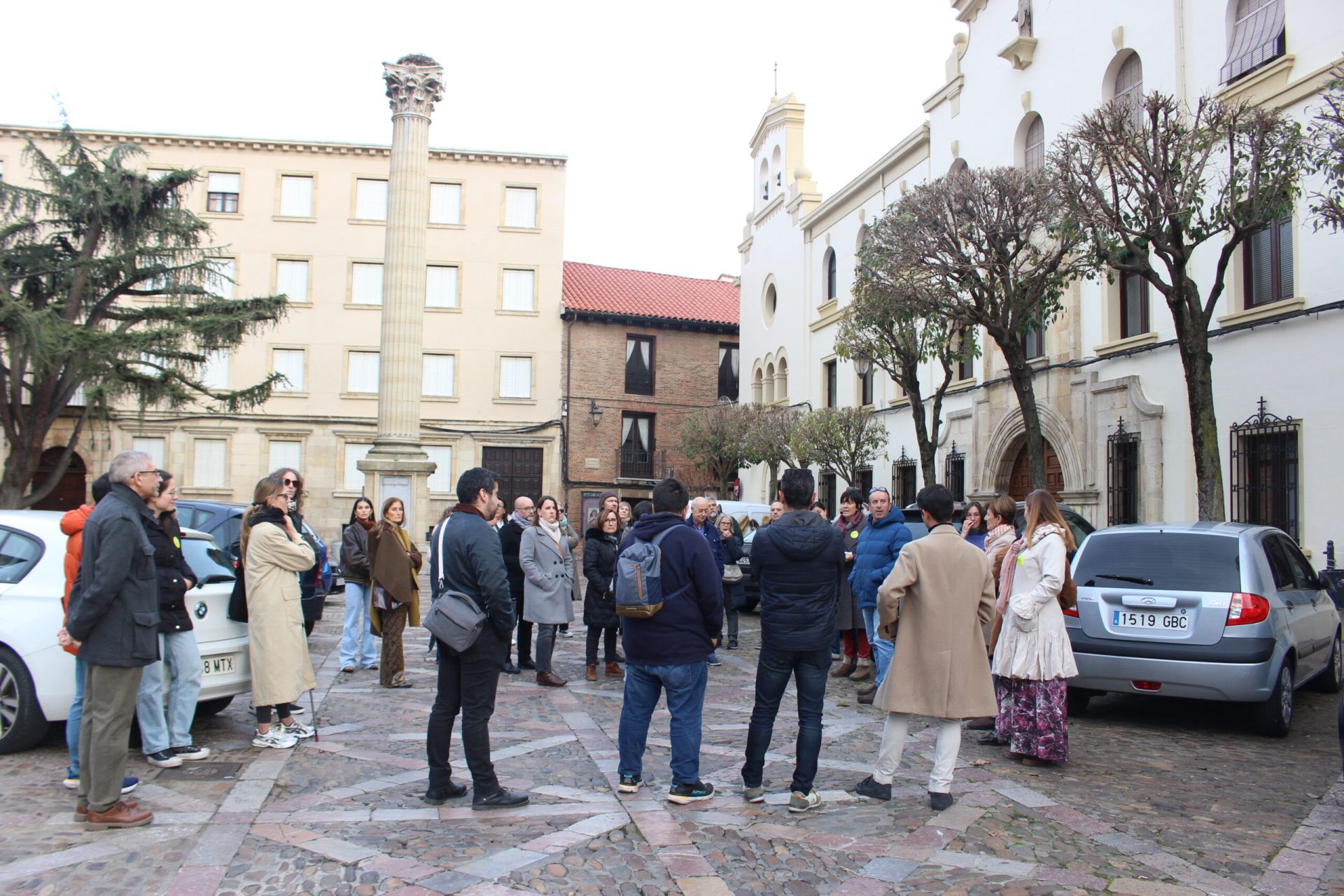 Las imágenes de las visitas a edificios emblemáticos