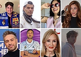 Imágenes de diferentes influencers de León.