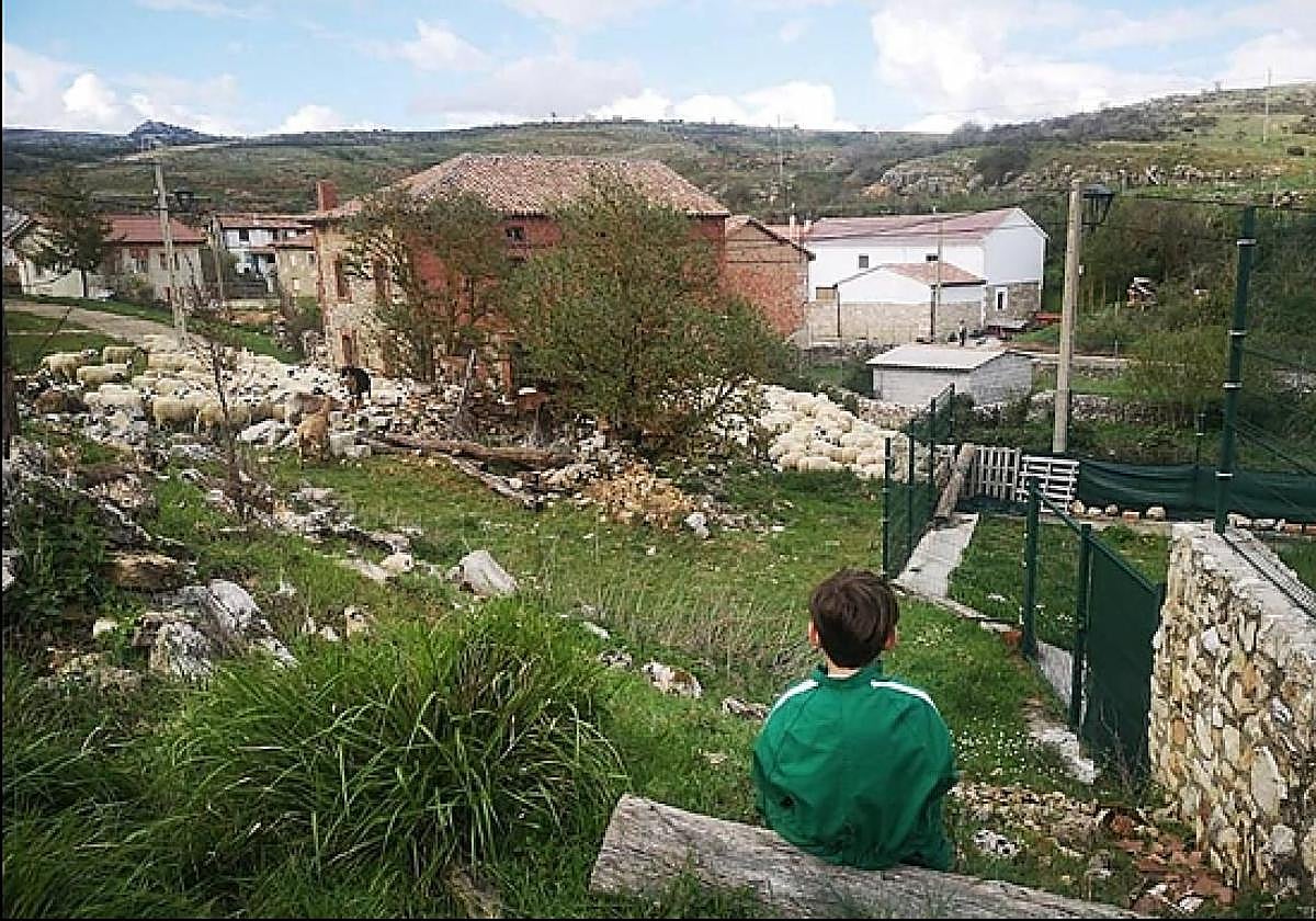 Imagen de archivo de un pueblo de León.