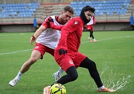Imagen de un entrenamiento de la Cultural esta semana.