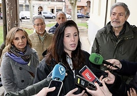 Rocío de Meer en su visita a León.