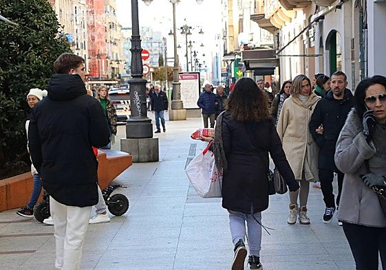 Compras en el centro de León.