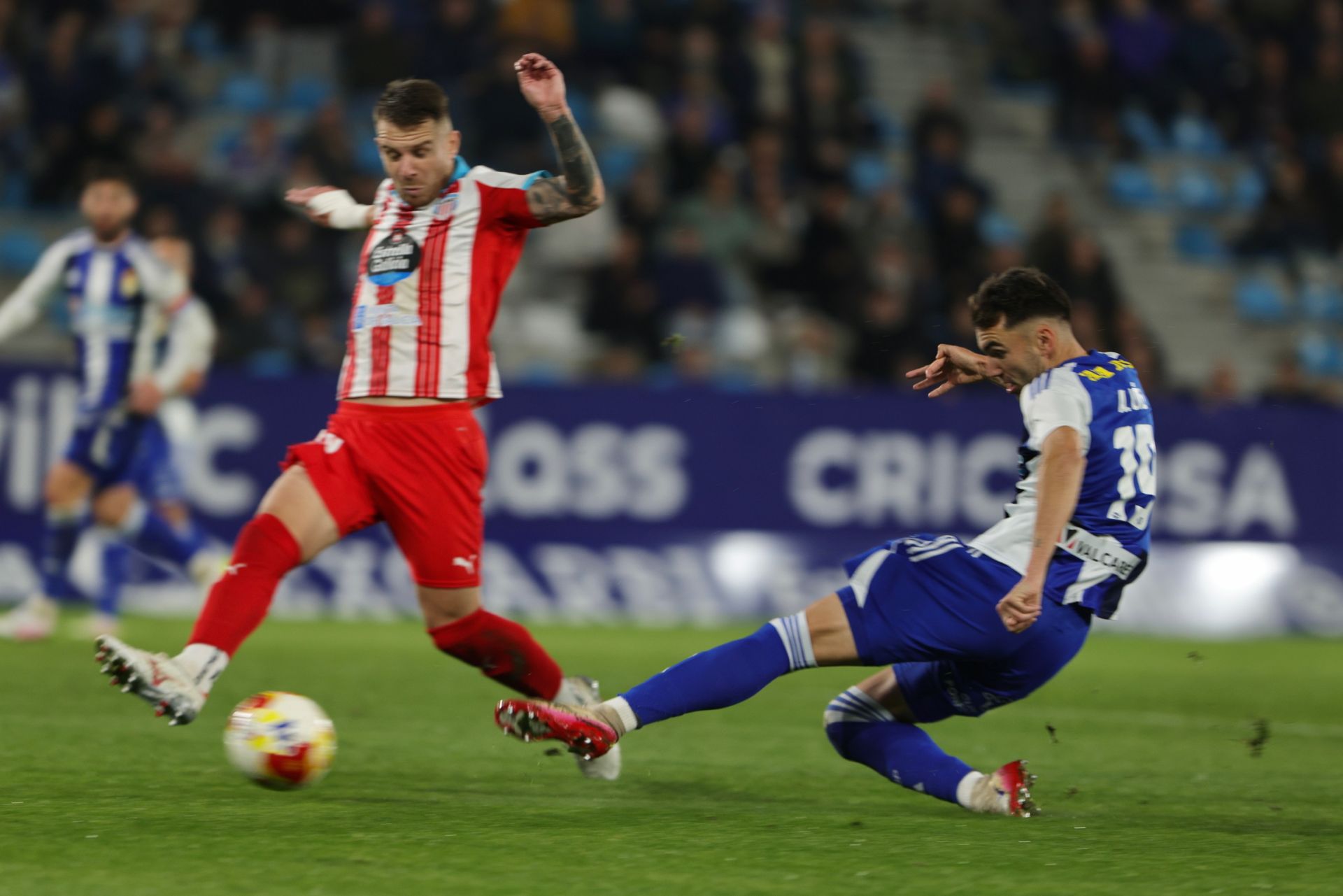 Las imágenes del partido entre la Ponferradina y el Lugo