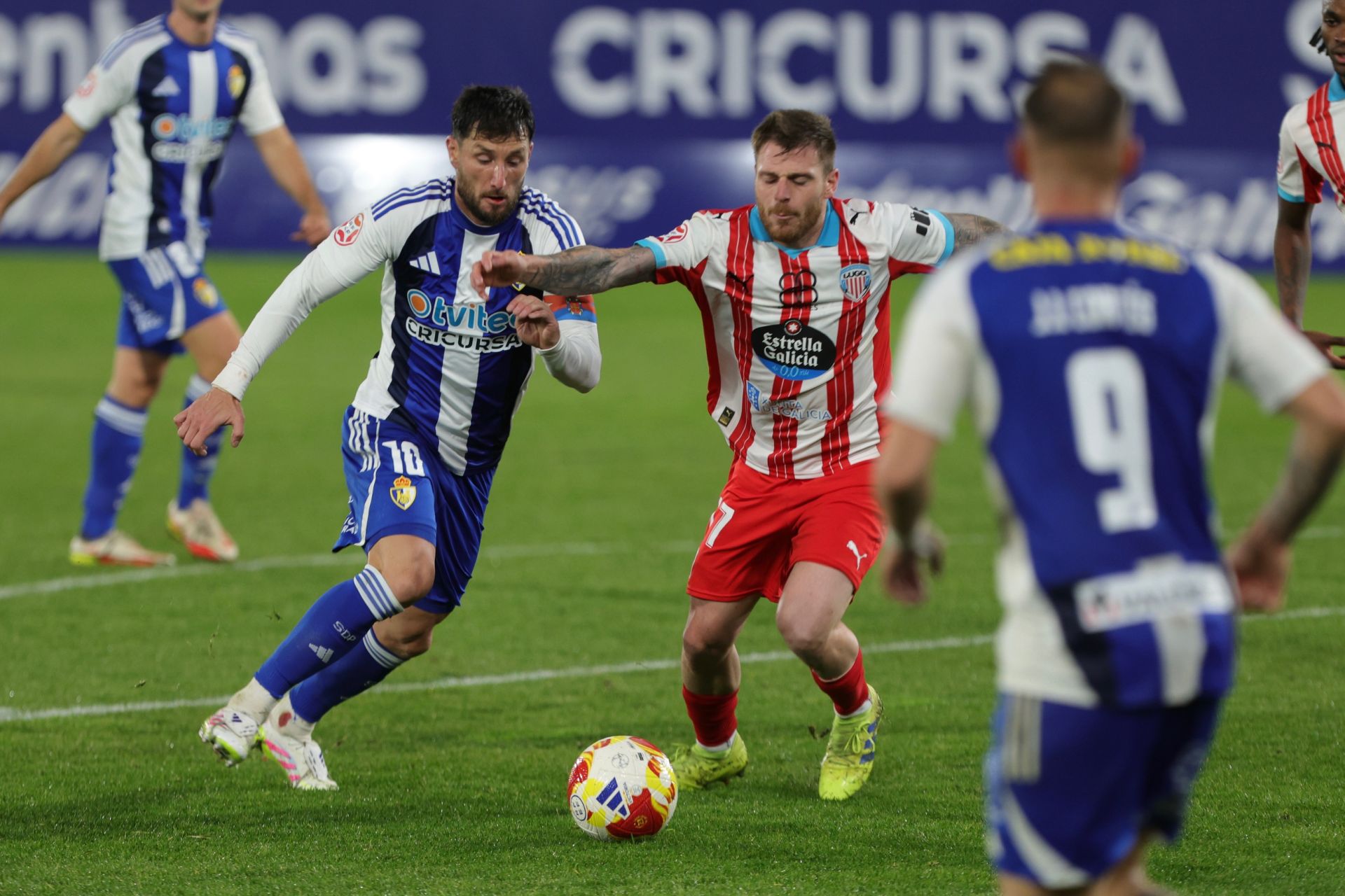 Las imágenes del partido entre la Ponferradina y el Lugo