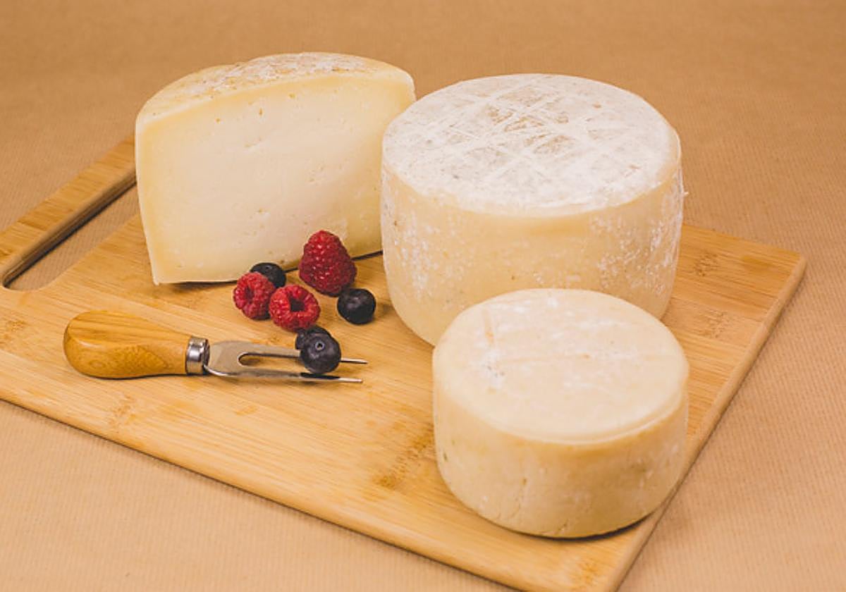 Unos quesos de una de las empresas galardonadas.