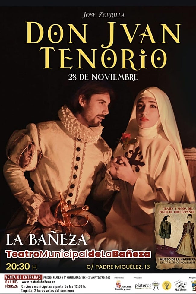 Cartel de la obra de teatro Don Juan Tenorio