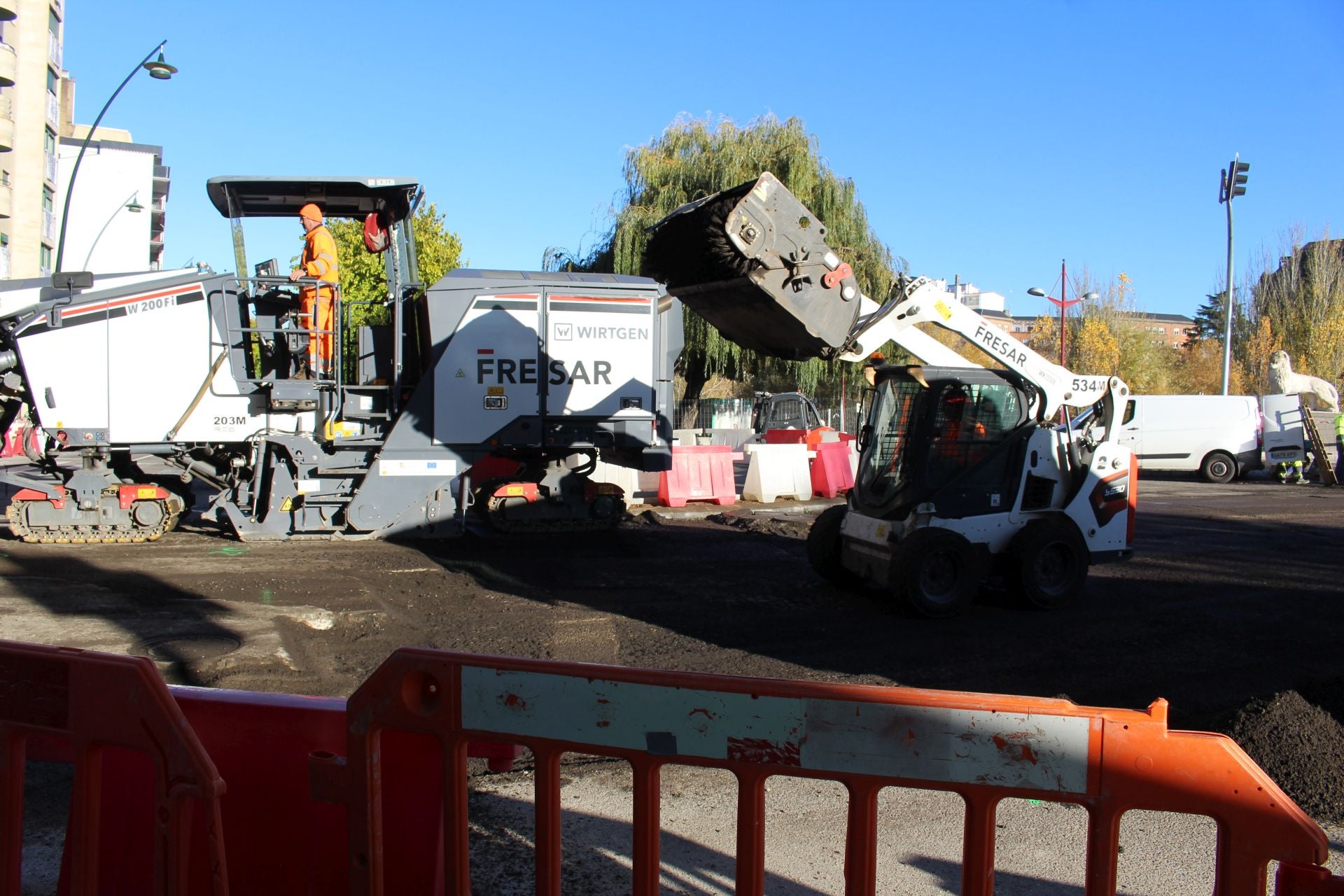 El Puente de los Leones, cortado al tráfico