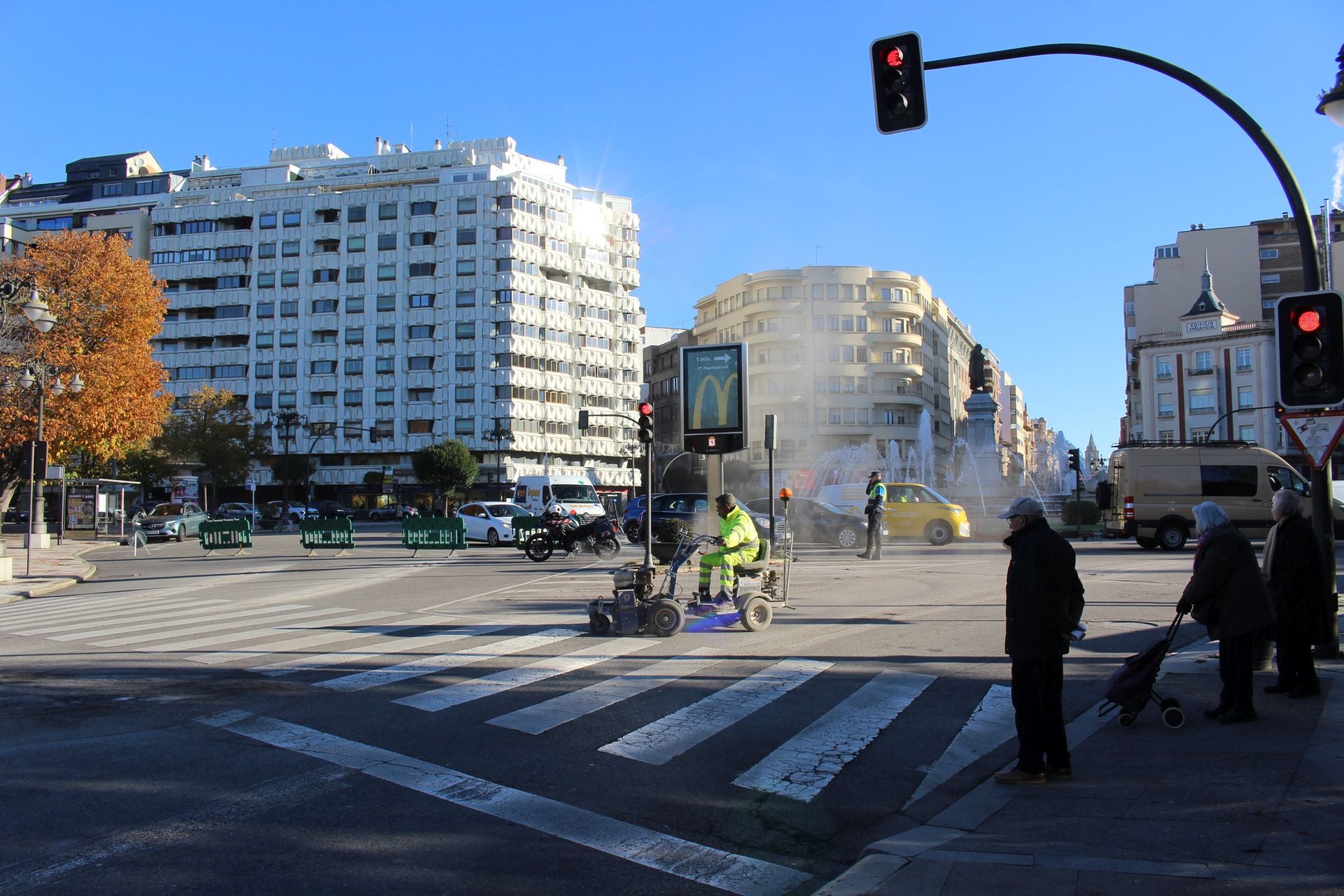 El Puente de los Leones, cortado al tráfico