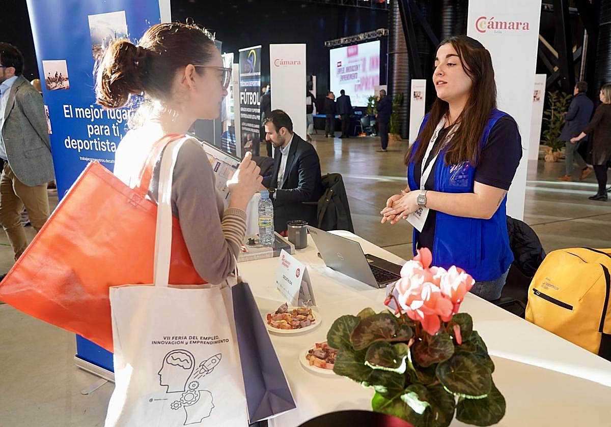 Feria del Empleo y el Emprendimiento en León.