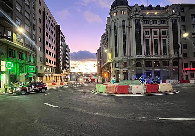 Imágenes de la nueva rotonda.