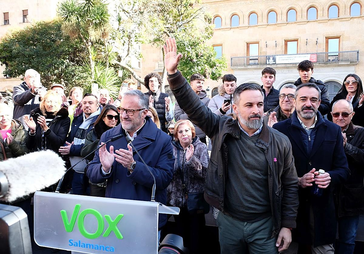 Abascal en Salamanca este sábado.
