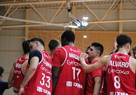 Tiempo muerto del equipo leonés.