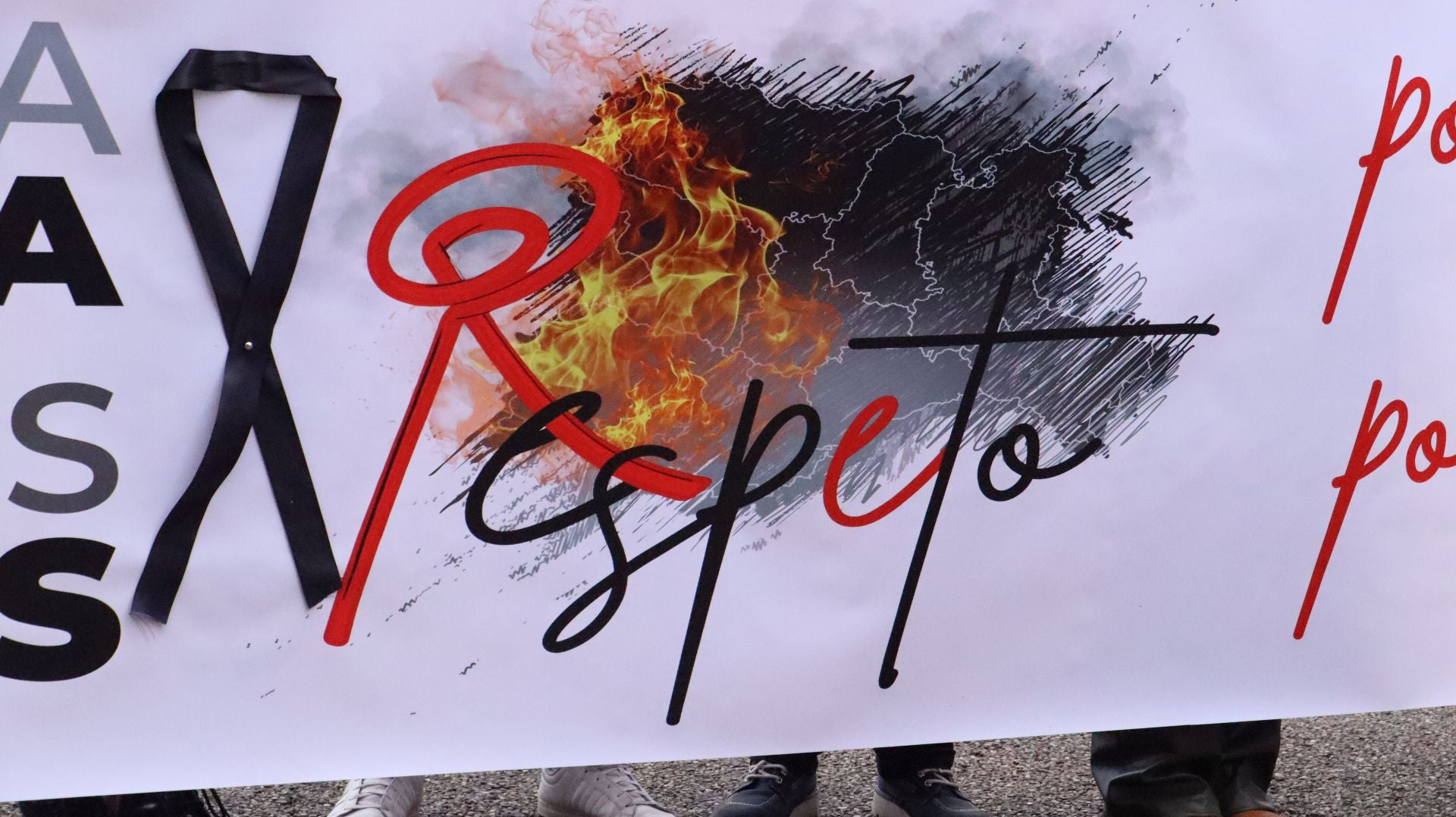 Las imágenes de la movilización &#039;Respeto&#039; en León por la gestión de los incendios forestales