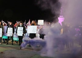 Manifestación del 25N en León en 2024.