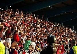 Imagen de la afición de la Cultural.